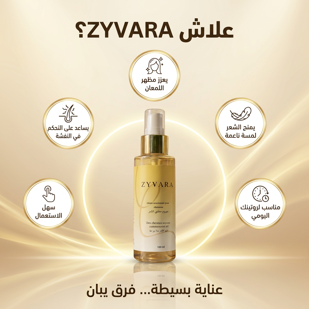 سيروم الشعر الذهبي من Zyvara